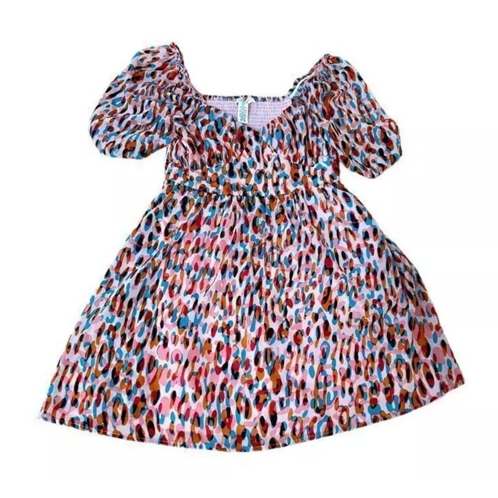 Jessica Simpson Medium Babydoll Dress Empire waist coquette fairy garden puff